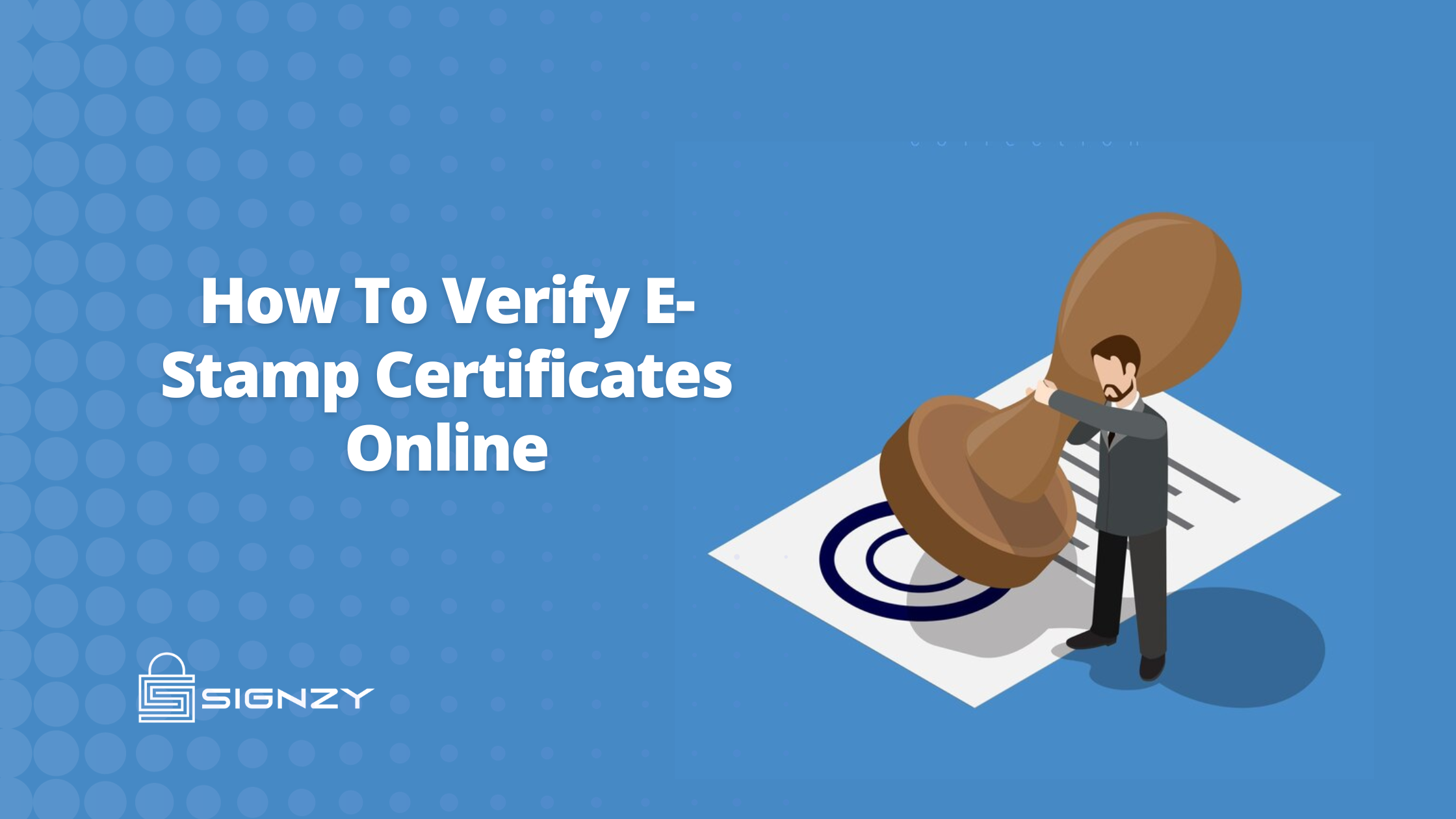 E-Stamp Certificates